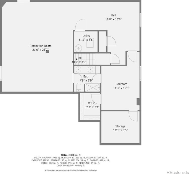 6366 Umber Cir, Arvada, CO 80403 - floor plan / room layout