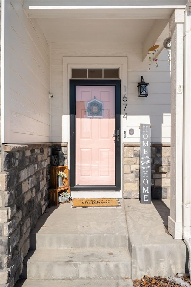 view of entrance to property