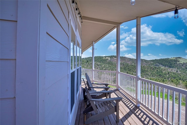 216 Rainbow Ridge Rd, Canon City, CO 81212 - balcony featuring a view of trees