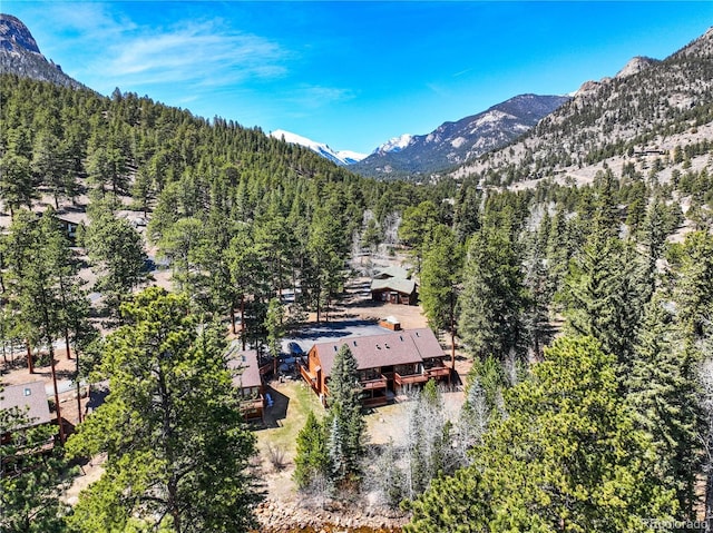 1400 David Dr Unit 1, Estes Park, CO 80517 - exterior space with a mountain view and a wooded view