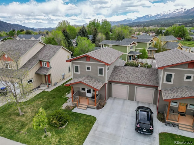 32 Trailside Cir Unit A, Salida, CO 81201 - aerial perspective of suburban area featuring a mountain backdrop