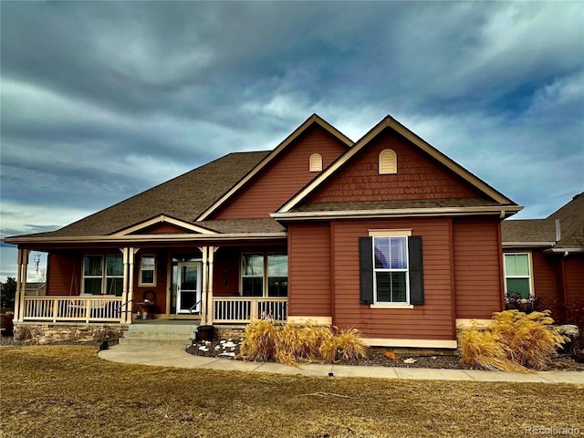 craftsman-style house featuring a porch