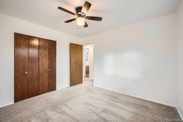 1207 Kingsley Dr, Colorado Springs, CO 80909 - unfurnished bedroom with a closet, carpet, and baseboards