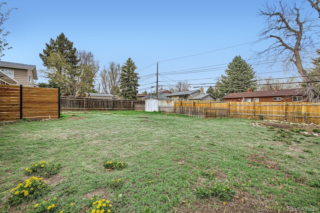 1207 Kingsley Dr, Colorado Springs, CO 80909 - view of yard