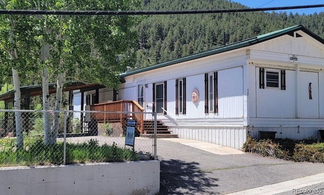 view of manufactured / mobile home