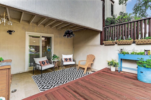 14934 E Hampden Cir Unit 3, Aurora, CO 80014 - view of wooden deck