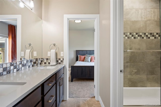 1803 Avenida Del Sol, Castle Rock, CO 80104 - ensuite bathroom with double vanity and a shower
