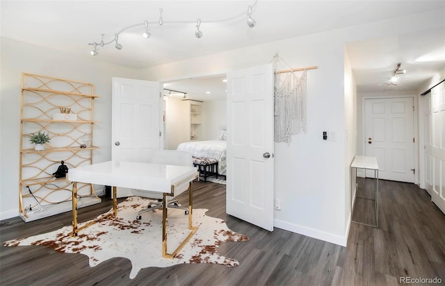 800 Pearl St Unit 1010, Denver, CO 80203 - office featuring dark wood-type flooring and baseboards