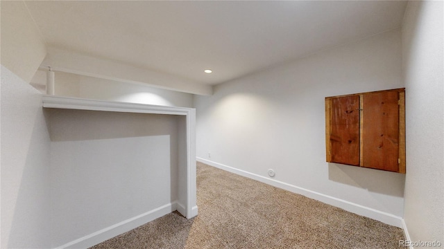 3732 Rosewalk Ct, Highlands Ranch, CO 80129 - below grade area with carpet and recessed lighting