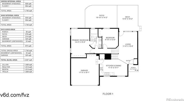 3732 Rosewalk Ct, Highlands Ranch, CO 80129 - view of floor plan / room layout