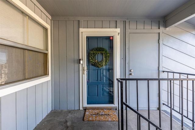 view of entrance to property