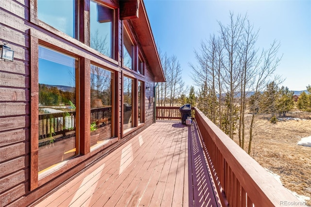16 Thurber Ct, Fairplay, CO 80440 - view of wooden deck