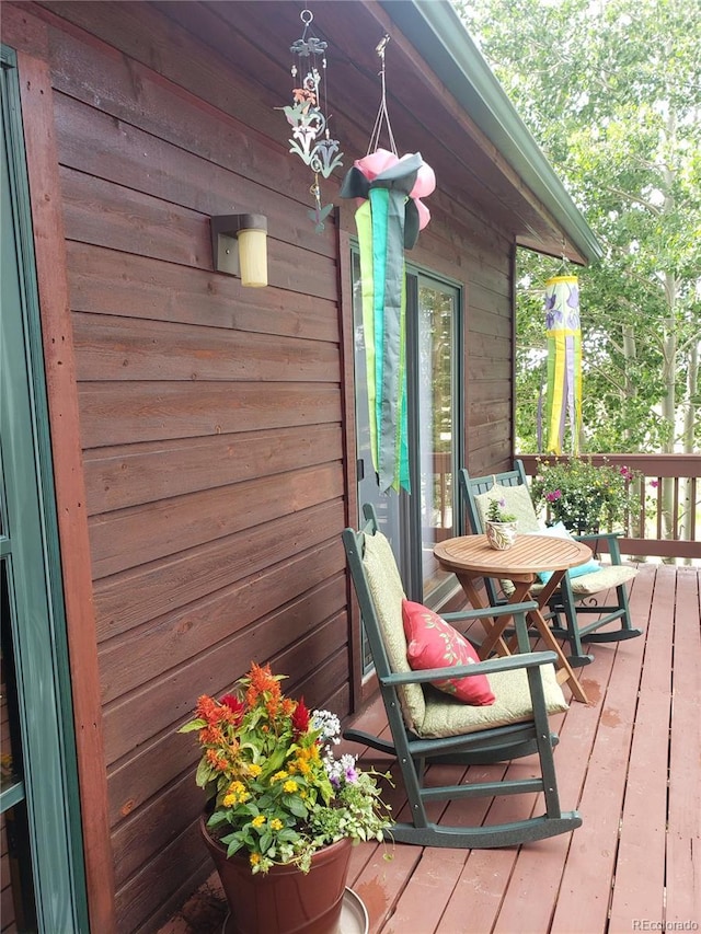 16 Thurber Ct, Fairplay, CO 80440 - view of wooden deck