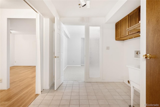 bathroom featuring tile patterned flooring