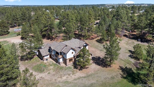 11790 Huckleberry Dr, Franktown, CO 80116 - view of subject property with a forest