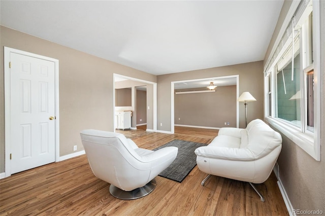 5142 S Pennsylvania St, Littleton, CO 80121 - living room with wood finished floors and baseboards