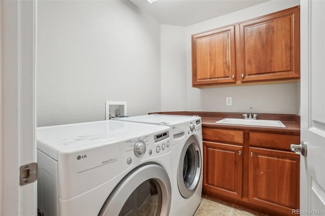 13075 Tamarac St, Thornton, CO 80602 - laundry area featuring cabinet space and independent washer and dryer