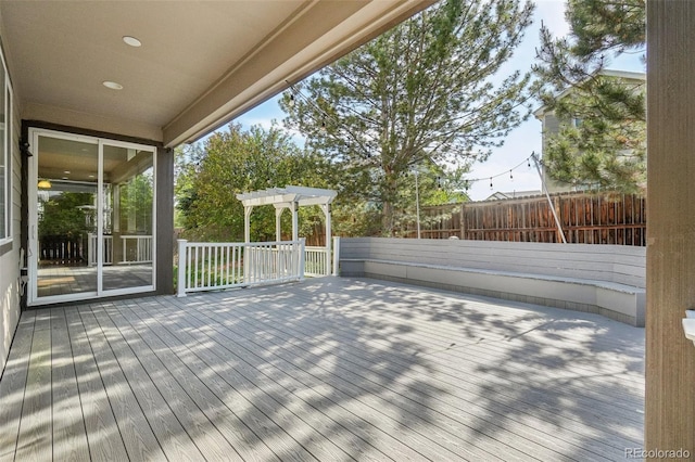 13075 Tamarac St, Thornton, CO 80602 - view of wooden terrace