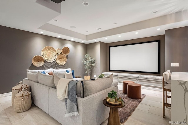 852 Pontiac St, Denver, CO 80220 - home theater room with recessed lighting