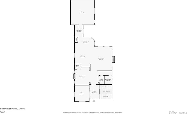 852 Pontiac St, Denver, CO 80220 - view of room layout