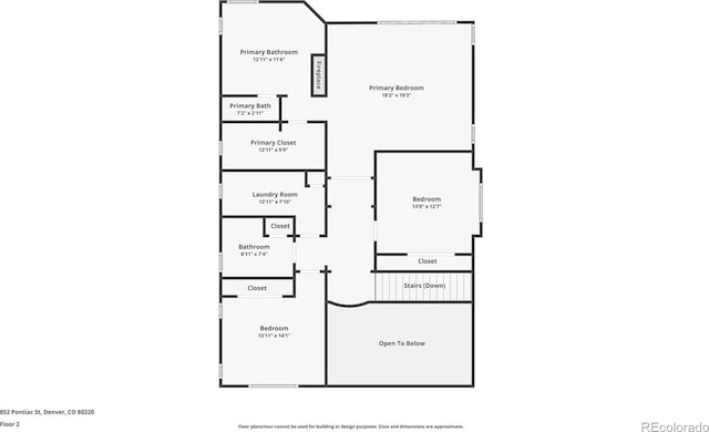 852 Pontiac St, Denver, CO 80220 - view of room layout