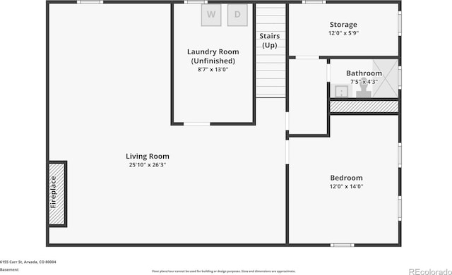 6155 Carr St, Arvada, CO 80004 - home floor plan