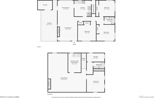 6155 Carr St, Arvada, CO 80004 - room layout