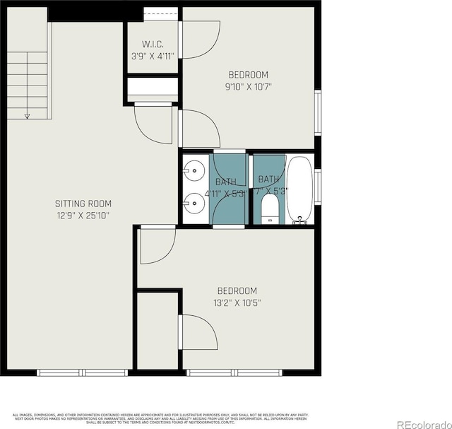 1010 Home Farm Cir, Denver, CO 80234 - view of home floor plan