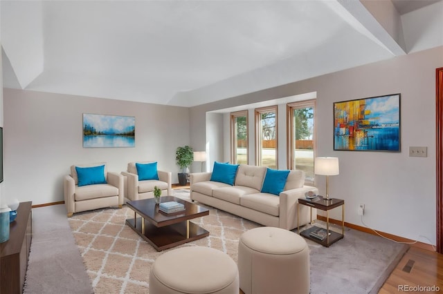 2631 Yorkshire St, Fort Collins, CO 80526 - living room with baseboards and light wood-style floors