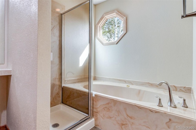 2631 Yorkshire St, Fort Collins, CO 80526 - bathroom featuring a garden tub and a stall shower