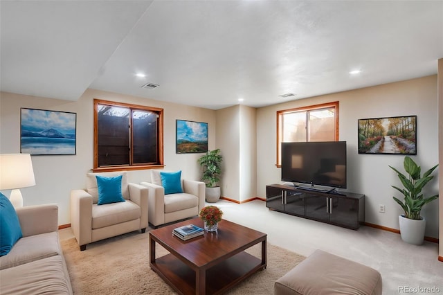 2631 Yorkshire St, Fort Collins, CO 80526 - living room with light carpet and recessed lighting