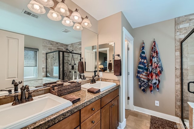 14179 Madison St, Thornton, CO 80602 - full bath with a stall shower and double vanity