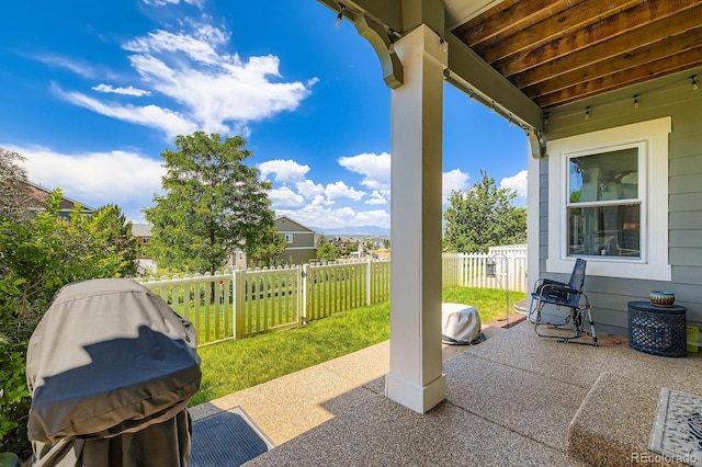 14179 Madison St, Thornton, CO 80602 - view of patio featuring a grill