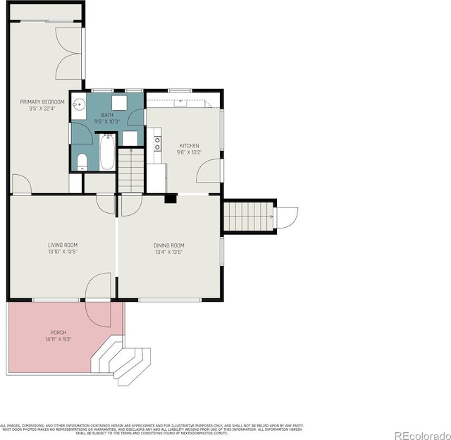 225 N Cedar St, Colorado Springs, CO 80903 - view of layout