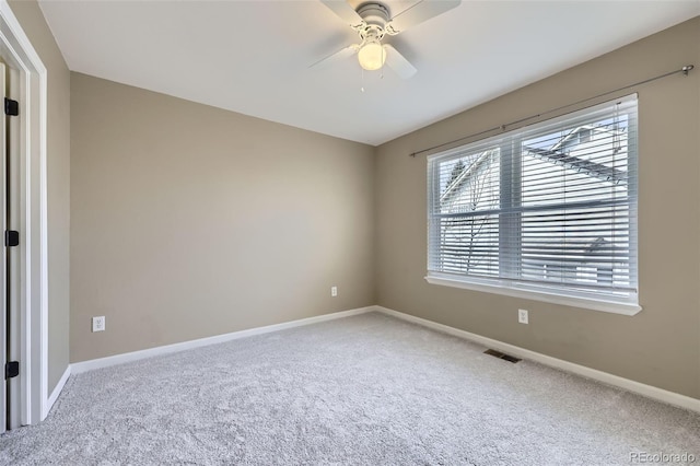 518 Zircon Way, Superior, CO 80027 - empty room with carpet floors, baseboards, and ceiling fan