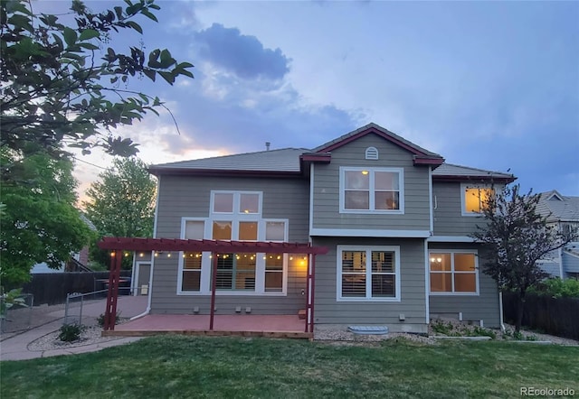 518 Zircon Way, Superior, CO 80027 - back of property with a patio area and a pergola