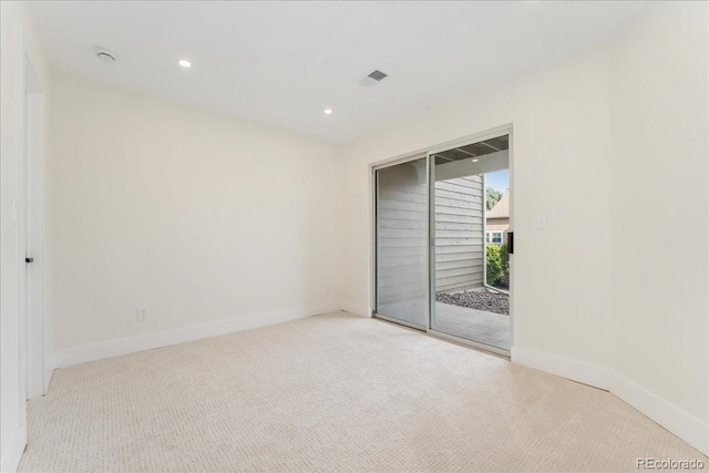 3413 W 114th Cir Unit B, Westminster, CO 80031 - empty room with carpet flooring and recessed lighting