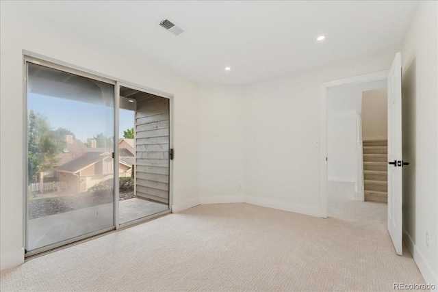3413 W 114th Cir Unit B, Westminster, CO 80031 - spare room with carpet and recessed lighting