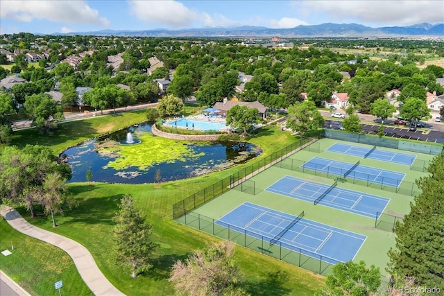 3413 W 114th Cir Unit B, Westminster, CO 80031 - aerial view of a mountain backdrop