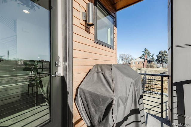 balcony with grilling area