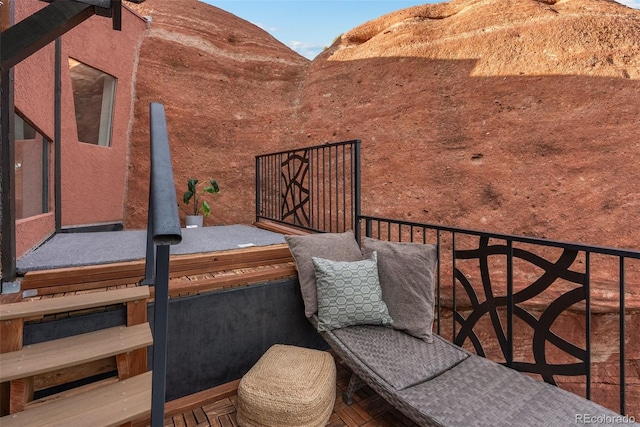 6619 Apache Pl, Larkspur, CO 80118 - exterior space featuring a mountain view