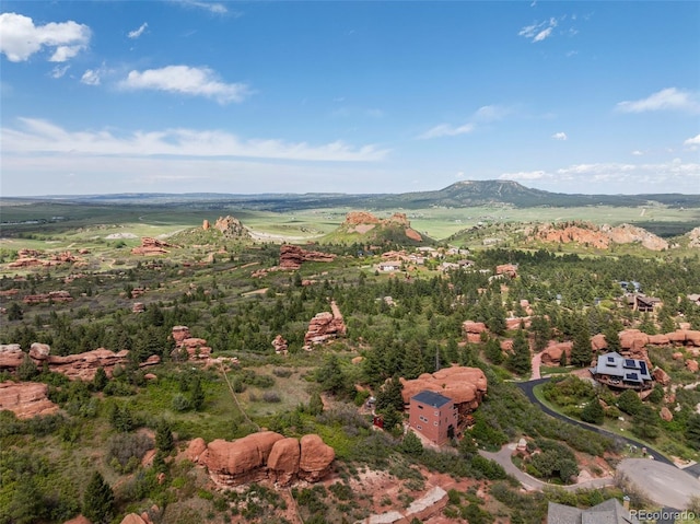 6619 Apache Pl, Larkspur, CO 80118 - view of property location with a mountainous background