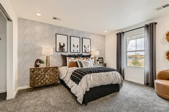 16947 W 92nd Dr, Arvada, CO 80007 - bedroom with carpet floors, baseboards, and recessed lighting