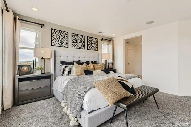 16947 W 92nd Dr, Arvada, CO 80007 - carpeted bedroom featuring baseboards and recessed lighting