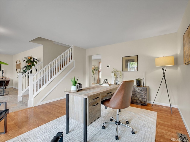 312 Allen St, Golden, CO 80401 - office space with light wood-type flooring and baseboards