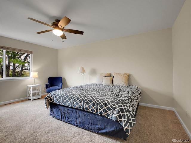 312 Allen St, Golden, CO 80401 - bedroom featuring carpet floors and ceiling fan