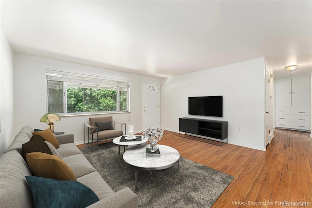 2017 Jackson St, Golden, CO 80401 - living room with wood finished floors and baseboards