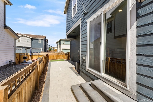 view of patio / terrace featuring a fenced backyard