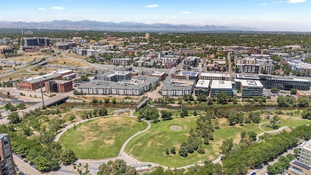 1610 Little Raven St Unit 502, Denver, CO 80202 - aerial view of a mountain backdrop