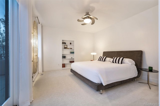 8071 E 29th Ave, Denver, CO 80238 - carpeted bedroom featuring baseboards and a ceiling fan